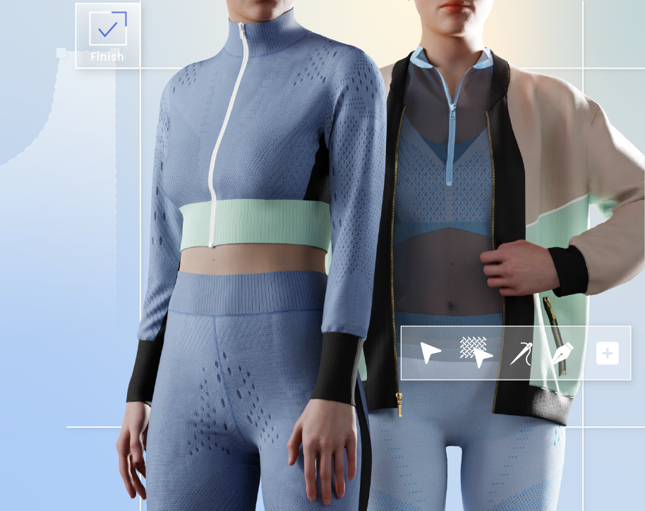 3D Fashion Design is a transformation process